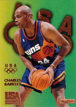 1996 SkyBox USA - Bronze #B11 Charles Barkley Front