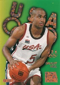 1996 SkyBox USA - Bronze Sparkle #B2 Grant Hill Front
