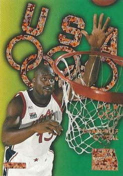 1996 SkyBox USA - Bronze Sparkle #B7 Shaquille O'Neal Front