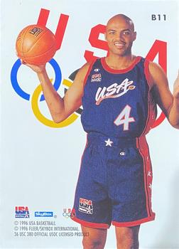 1996 SkyBox USA - Bronze Sparkle #B11 Charles Barkley Back