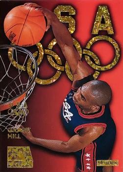 1996 SkyBox USA - Gold Sparkle #G2 Grant Hill Front