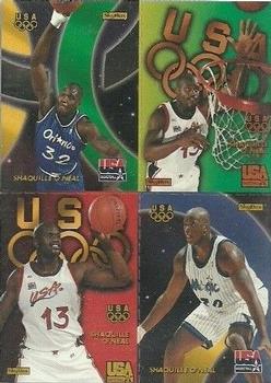 1996 SkyBox USA - Quads #Q7 Shaquille O'Neal Front