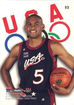 1996 SkyBox USA - Silver #S2 Grant Hill Back