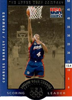 1996 Upper Deck USA - Follow Your Dreams Exchange Gold #FD1 Charles Barkley Front