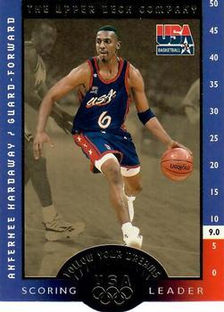 1996 Upper Deck USA - Follow Your Dreams Exchange Gold #FD8 Anfernee Hardaway Front