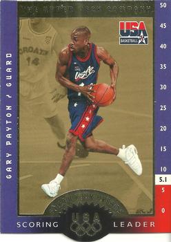 1996 Upper Deck USA - Follow Your Dreams Exchange Gold #FD10 Gary Payton Front