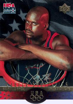 1996 Upper Deck USA - SP Career Statistics Gold #S5 Shaquille O'Neal Front