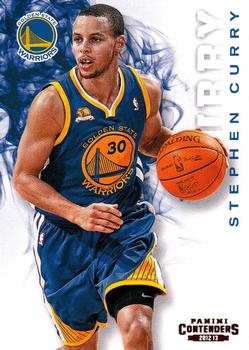 2012-13 Panini Contenders #24 Stephen Curry Front