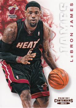 2012-13 Panini Contenders #80 LeBron James Front