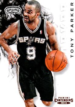 2012-13 Panini Contenders #101 Tony Parker Front