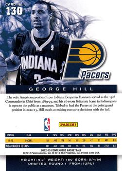 2012-13 Panini Contenders #130 George Hill Back