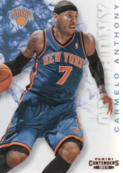 2012-13 Panini Contenders #172 Carmelo Anthony Front