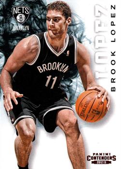 2012-13 Panini Contenders #177 Brook Lopez Front