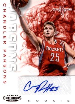 2012-13 Panini Contenders #266 Chandler Parsons Front