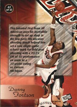 1997 Press Pass - All-American #A5 Danny Fortson Back