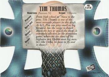 1997 Press Pass - Net Burners #NB6 Tim Thomas Back