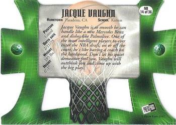 1997 Press Pass - Net Burners #NB14 Jacque Vaughn Back