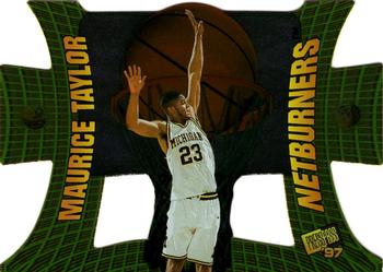1997 Press Pass - Net Burners #NB20 Maurice Taylor Front