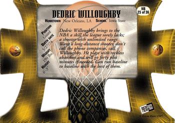 1997 Press Pass - Net Burners #NB25 Dedric Willoughby Back
