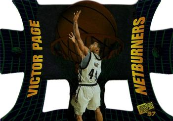 1997 Press Pass - Net Burners #NB28 Victor Page Front