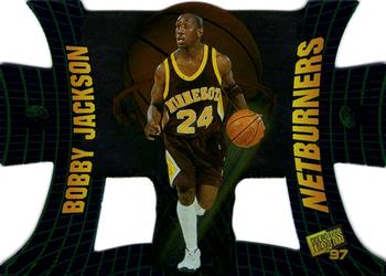1997 Press Pass - Net Burners #NB32 Bobby Jackson Front