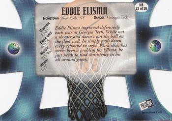 1997 Press Pass - Net Burners #NB33 Eddie Elisma Back