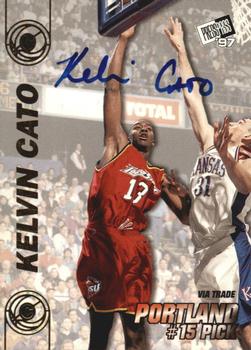 1997 Press Pass Double Threat - Autographs #NNO Kelvin Cato Front