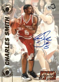 1997 Press Pass Double Threat - Autographs #NNO Charles Smith Front