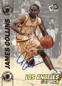 1997 Press Pass Double Threat - Autographs #NNO James Collins Front