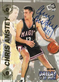1997 Press Pass Double Threat - Autographs #NNO Chris Anstey Front