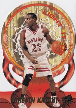 1997 Press Pass Double Threat - Light It Up #LU16 Brevin Knight Front