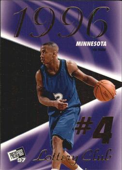 1997 Press Pass Double Threat - Lotto #LC3B Stephon Marbury Front