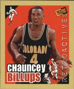 1997 Press Pass Double Threat - Retroactive #3 Chauncey Billups Front