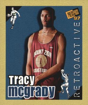 1997 Press Pass Double Threat - Retroactive #9 Tracy McGrady Front