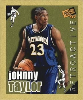 1997 Press Pass Double Threat - Retroactive #17 Johnny Taylor Front