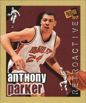 1997 Press Pass Double Threat - Retroactive #21 Anthony Parker Front