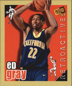 1997 Press Pass Double Threat - Retroactive #22 Ed Gray Front