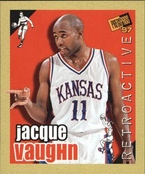 1997 Press Pass Double Threat - Retroactive #26 Jacque Vaughn Front