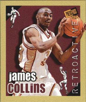 1997 Press Pass Double Threat - Retroactive #32 James Collins Front