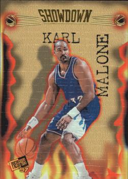 1997 Press Pass Double Threat - Showdown #S2 Karl Malone / Danny Fortson Front