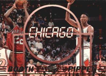 1997 Press Pass Double Threat - Silver #43 Keith Booth / Scottie Pippen Front