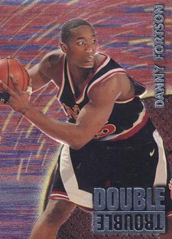 1997 Wheels Rookie Thunder - Double Trouble #DT06 Danny Fortson / Tim Thomas Front
