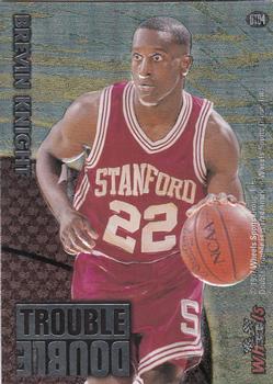 1997 Wheels Rookie Thunder - Double Trouble #DT04 Bobby Jackson / Brevin Knight Back
