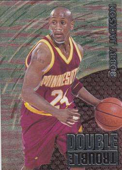 1997 Wheels Rookie Thunder - Double Trouble #DT04 Bobby Jackson / Brevin Knight Front