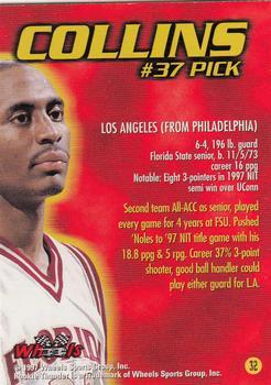 1997 Wheels Rookie Thunder - Rising Storm #32 James Collins Back