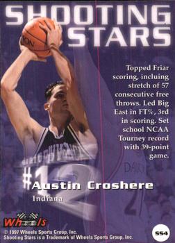 1997 Wheels Rookie Thunder - Shooting Stars #SS4 Austin Croshere Back