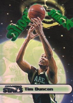 1997 Wheels Rookie Thunder - Shooting Stars #SS8 Tim Duncan Front