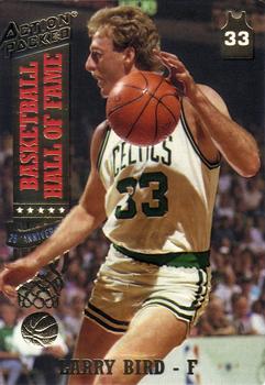 1993 Action Packed Hall of Fame #17 Larry Bird Front