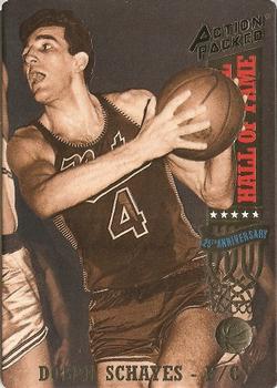 1993 Action Packed Hall of Fame #32 Dolph Schayes Front