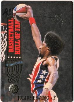 1993 Action Packed Hall of Fame #69 Julius Erving Front